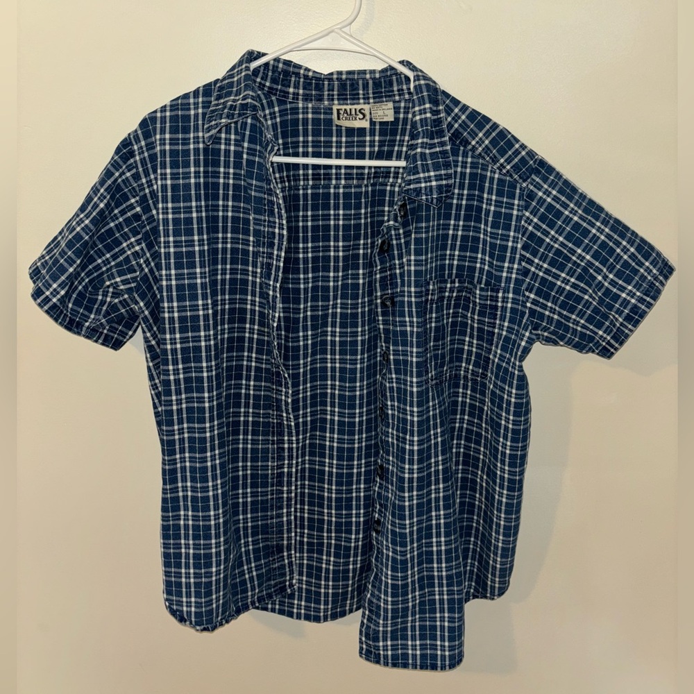 Falls Creek Large Plaid Button-up
